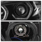 Spyder 12-14 BMW F30 3 Series 4DR Projector Headlights - LED DRL - Black (PRO-YD-BMWF3012-DRL-BK) 5084347