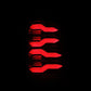 AlphaRex 09-18 Dodge RAM LUXX-Series LED Taillights Black Red w/Actv Light & SS 640002 *Discontinued