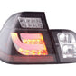 E46 Sedan LED Bar Black Tail Lights (02-05)