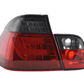E46 Sedan LED Bar Smoked/Red Tail Lights (98-01)