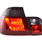 E46 Sedan LED Bar Smoked/Red Tail Lights (98-01)
