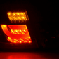 E46 Sedan LED Bar Smoked/Red Tail Lights (98-01)