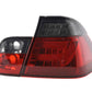 E46 Sedan LED Bar Smoked/Red Tail Lights (98-01)