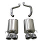 Corsa Performance 09-13 Chevrolet Corvette (C6) 6.2L Polished Sport Axle-Back Exhaust