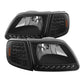 SPYDER Xtune Ford F150 97-03 Crystal Headlights w/ Clear LED Corners Black HD-ON-FF15097-LED-SET-BK 5014184
