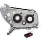 Anzo 2006-2009 Toyota 4Runner Projector Headlights w/ Halo Chrome
