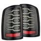 AlphaRex 07-13 GMC Sierra 1500/2500HD/3500HD Luxx Series LED Tail Lights - Alpha Black 630070 *Discontinued