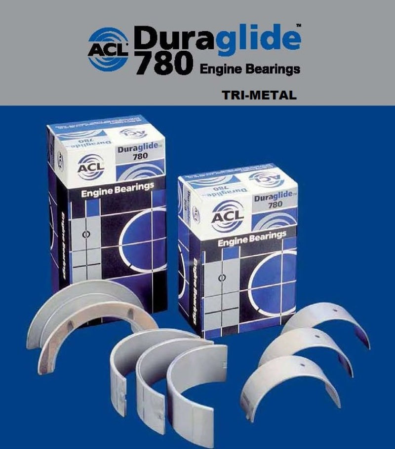 ACL 1956-1998 Chrysler Prod V8 318/340/360 Standard Size Trimetal Rod Bearing Set 8B481P-STD