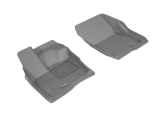 3D MAXpider 2017-2020 Ford/Lincoln Fusion/MKZ Kagu 1st Row Floormat - Gray L1FR10911501