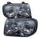 SPYDER Xtune Chrysler 300C w/ Halogen Projection Style Only 05-10 Headlights Smoked HD-JH-C300C-SM 9026591