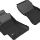 3D MAXpider 08-11 Subaru Impreza / WRX / 08-14 Impreza WRX STI Kagu 1st Row Floormats - Black L1SB02511509