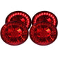 Anzo 2005-2010 Chevrolet Corvette LED Taillights Red 4pc