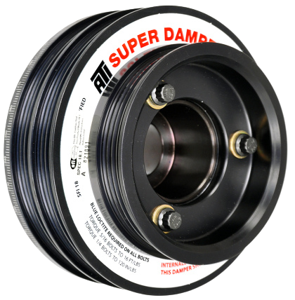 ATI Damper - 7.45in - Alum - (3) 4 Grv - Nissan RB26 R33 R34 - 1000 HP - 2 Ring