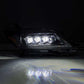 AlphaRex 2011+ Toyota Sienna NOVA LED Proj Headlights Plank Style Black w/Activ Light/Seq Signal/DRL 880768 *Discontinued