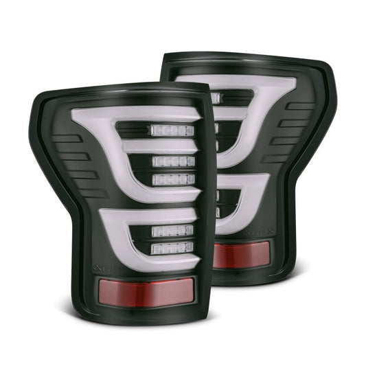 AlphaRex 07-13 Toyota Tundra LUXX-Series LED Tail Lights Black 670030 *Discontinued