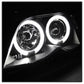 Spyder BMW E46 3-Series 02-05 4DR Projector Headlights 1PC LED Halo Blk PRO-YD-BMWE4602-4D-AM-BK 5042415