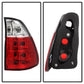 Spyder BMW E53 X5 00-06 4PCS Euro Style Tail Lights- Red Clear ALT-YD-BE5300-RC 5000835