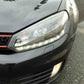 Spyder Volkswagen Golf/GTI 10-13 Projector Headlights Halogen Model- DRL Blk PRO-YD-VG10-DRL-BK 5012111