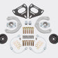 BMR Suspension BMR 16-24 Chevrolet Camaro Caster Camber Plates (Coil-Over Only) - Black Hammertone WAK361H