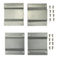 Ford 351C Aluminum Valve Cover Set - Black Finish FRDM6582-Z351B