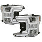 Spyder Signature Ford F150 18-19 (Halogen Model) Projector Headlights - Chrome (PRO-YD-FF15018-LB-C) 5086617