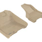 3D MAXpider 2009-2012 Dodge Ram 1500 Crew Cab/2500/3500/Crew Cab Kagu 1st Row Floormat - Tan L1DG01711502