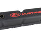 Ford Racing Ford Mustang Logo Black Crinkle Valve Cover 302-101