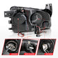 Anzo 2006-2010 Dodge Charger Projector Headlights w/ Halo Chrome (CCFL)