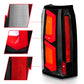 ANZO 2015-2020 Chevrolet Tahoe LED Tail Lights w/ Light Bar Black Housing Clear Lens 311374