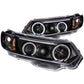 Anzo 2006-2011 Honda Civic Projector Headlights w/ Halo Black (CCFL)