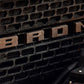 Ford Racing 2021+ Bronco Grille Lettering Overlay Kit - Bronze M-1447-BLBR