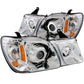 Anzo 1998-2007 Lexus Lx470 Projector Headlights w/ Halo Chrome (CCFL)