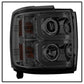 Spyder Chevy Silverado 14-16 2500 HD Projector Headlights Light Bar DRL Smke PRO-YD-CSHD14-LBDRL-SM 5081056