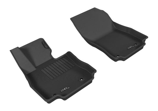 3D MAXpider 2016-2020 Toyota/Scion Yaris/Yaris Ia/Ia Kagu 1st Row Floormat - Gray L1MZ04811501