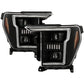 SPYDER Signature 20-21 Ford F150(Halogen Model) Proj. Headlights - Black(PRO-YD-FF15021HALSI-SEQ-BK) 5088710