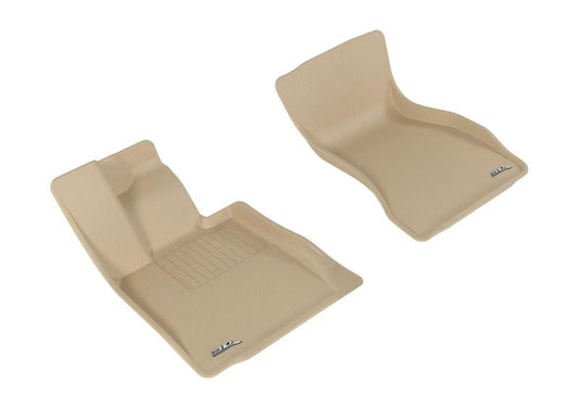 3D MAXpider 2016-2020 BMW 7 Series Kagu 1st Row Floormat - Tan L1BM07611502
