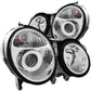 Anzo 1999-2002 Mercedes Benz E Class W210 Projector Headlights Chrome