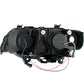 Anzo 2000-2003 BMW X5 Projector Headlights w/ Halo Black