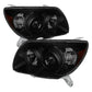 SPYDER Xtune Toyota 4Runner 06-09 Crystal Headlights Black Smoked HD-JH-T4R06-AM-BSM 9033421