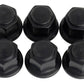 Ford Racing M12 x 1.5 Black Lug Nut - Set of 6 M-1012-BR