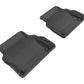3D MAXpider 2011-2017 Audi A8 Kagu 2nd Row Floormats - Black L1AD03121509