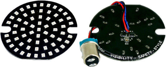 Cyron AC1157PFR - Led Turn Signal Inserts 3" 1157 Red