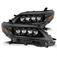 AlphaRex 11-21 Toyota Sienna LUXX LED Proj Headlights Plank Style Alpha Black w/Seq Signal/DRL 880767 *Discontinued