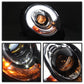 Spyder Mini Cooper 2007-2012 Projector Headlights Halogen Model Only - DRL Black PRO-YD-MC07-DRL-BK 5080608