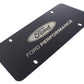 Ford Racing Black Stainless Steel Marque Plate M-1828-LB