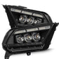 AlphaRex 10-12 Ford Mustang NOVA-Series LED Projector Headlights Blk w/Activ Light & Seq.Sig /SB DRL 880489 *Discontinued