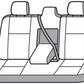 Covercraft 2024+ Toyota Corolla Cross Polycotton SeatSaver 2nd Row Seat Covers - Grey SS7591PCGY