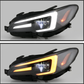 Spyder Subaru Impreza WRX 15-20 Halogen High-Power LED Headlights- Black PRO-YD-SWRX15HALAP-SBSEQ-BK 5088093