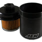 AEM Electronics High Volume Fuel Filter Black