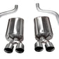 Corsa Performance 09-13 Chevrolet Corvette C6 6.2L V8 Polished Sport Axle-Back Exhaust